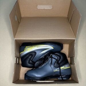 Unisex Sportful Nordic 2.4 Black And Green Cross Country Ski Boots Winter 7.5